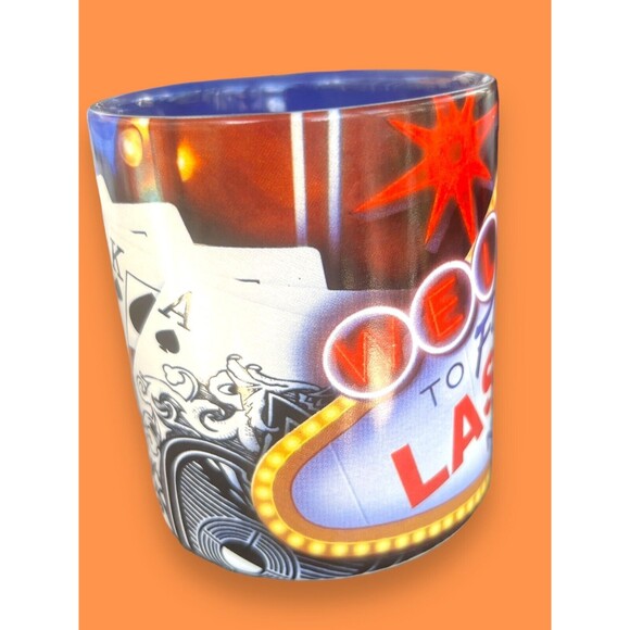Welcome To Fabulous Las Vegas Sin City Nevada Coffee Cup Souvenir Mug Cards Sign - Picture 5 of 8